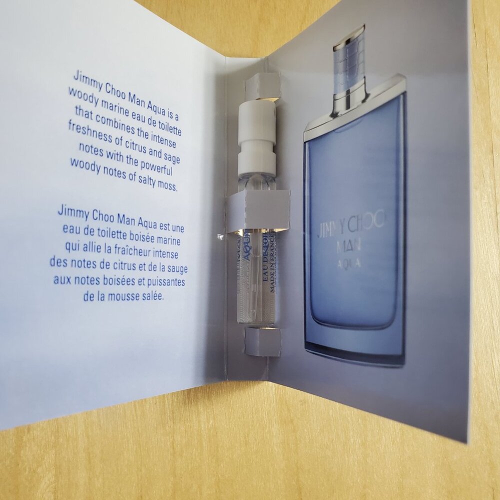 Jimmy Choo Man Aqua 2 ml travel - Picture 2 of 3